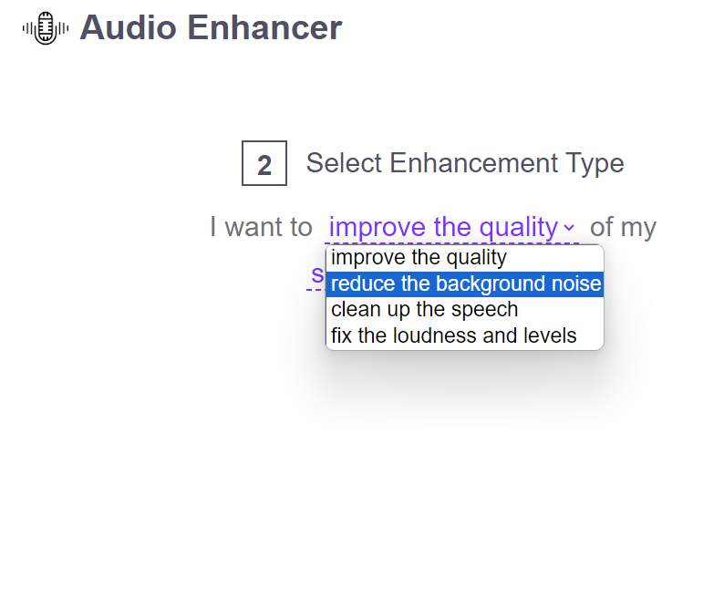 AI Audio Enhancer